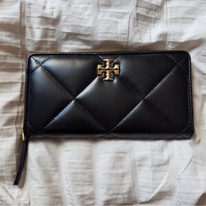 Tory Burch Kira Quilted Zip Long Continental Wallet